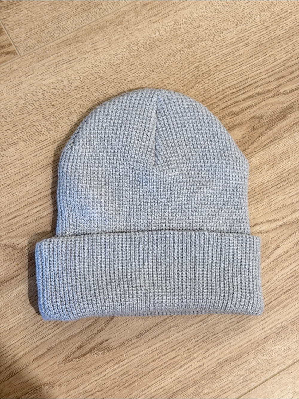 Aritzia Main Character Ribbed Cuffed Beanie - Light Gray